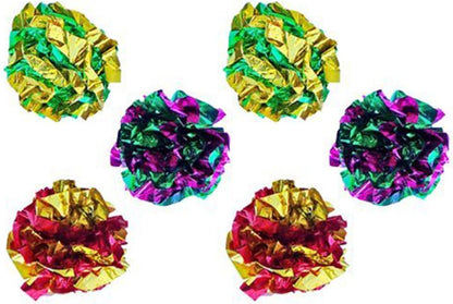 Original Mylar Crinkle Balls Cat Toys - 12 Pack4