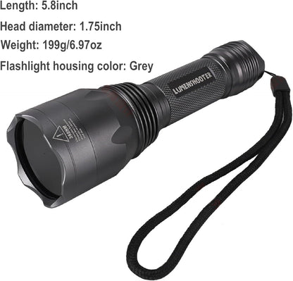 S3 365Nm UV Flashlight with 3 Leds | Powerful Blacklight, Pet Urine Detection, Resin Curing, Rocks, Scorpion7