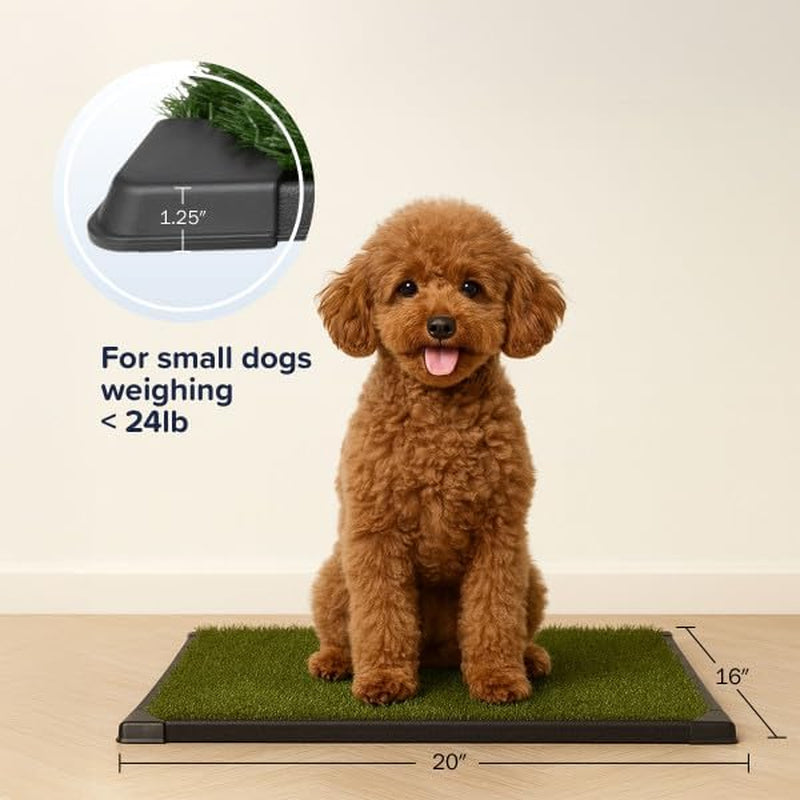 petmaker-artificial-grass-puppy-pee-pad-for-dogs-and-small-pets-16-x-20-reusable-3-layer-turf-pads-for-dogs-with-tray-indoor-and-outdoor-fake-grass-potty-pet-supplies