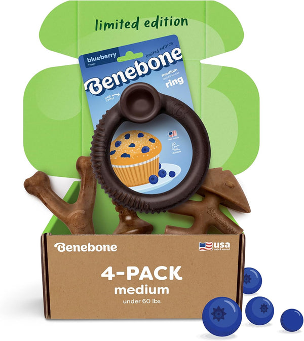 Benebone Small 4-Pack Dog Toys for Aggressive Chewers – under 30 Lbs17