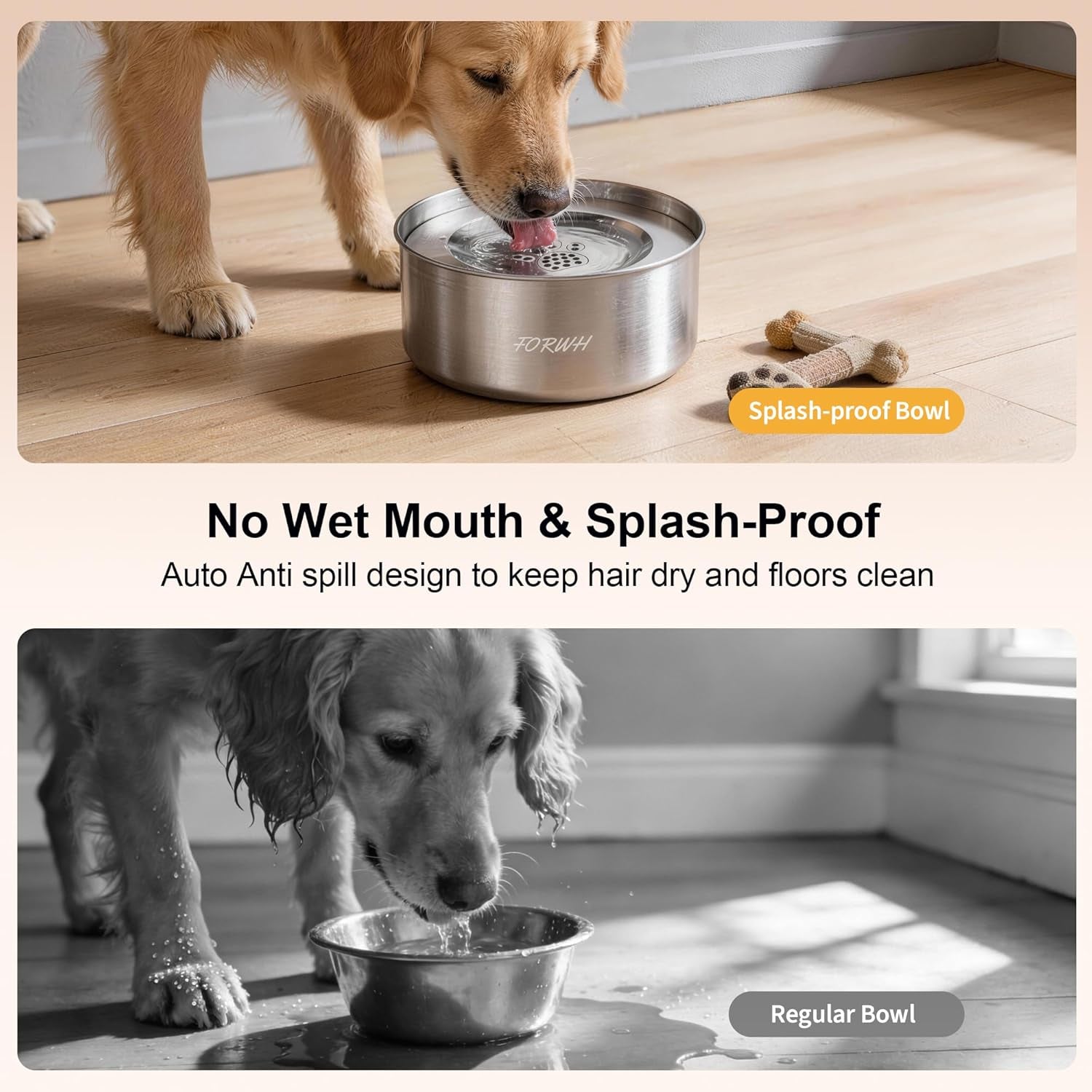 304-stainless-steel-dog-water-bowl-no-spill-101oz-3l-large-capacity-pet-water-dispenser-with-floating-disk-non-slip-slow-drink-feeder-for-cat-anti-gulping-splash-proof-for-travel-car-home