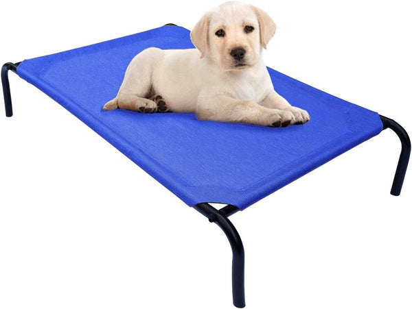 Elevated Dog Bed for Large Dogs, Raised Dog Bed with Breathable Mesh, Non Slip, Easy to Clean, 50.5 Inches, Grey | Raised Dog Bed with Breathable Mesh, Non Slip, Easy to Clean, 50.5 Inches, Grey11