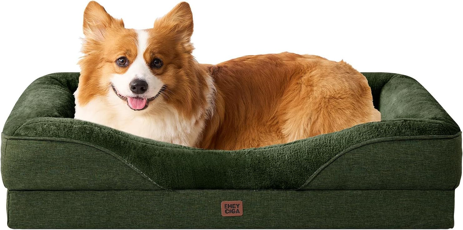 eheyciga-orthopedic-xl-dog-bed-for-large-sized-dog-42x30-inch-extra-large-memory-foam-dog-couch-bed-with-sides-waterproof-liner-washable-removable-cover-bolster-pet-sofa-grey