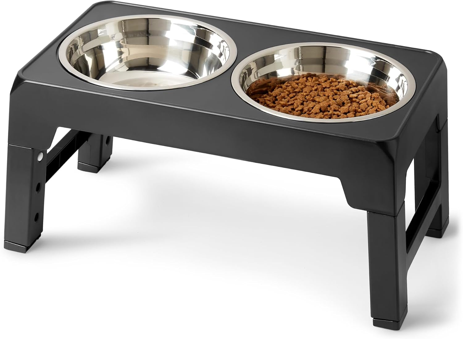 amazon-basics-elevated-dog-bowls-stand-height-adjustable-raised-pet-feeder-dish-station-with-non-slip-base-stainless-steel-bowls-17-3-x-9-4-x-12-in-black