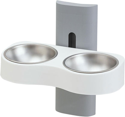Wall Mounted Cats Bowl Large Capacity Pet Feeding Bowl Cats Feeding Drinking Bowl Feeding Bowl Height Adjustable1