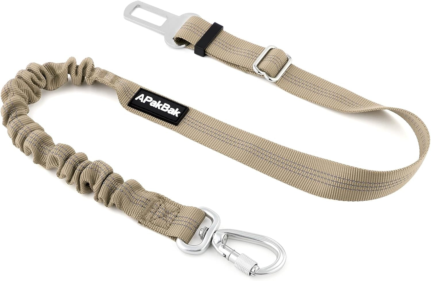 dog-seat-belt-for-car-car-harness-with-locking-aluminum-hook-adjustable-reflective-nylon-seatbelt-with-elastic-bungee-travel-safety-restraint-for-small-medium-large-dogs-light-blue
