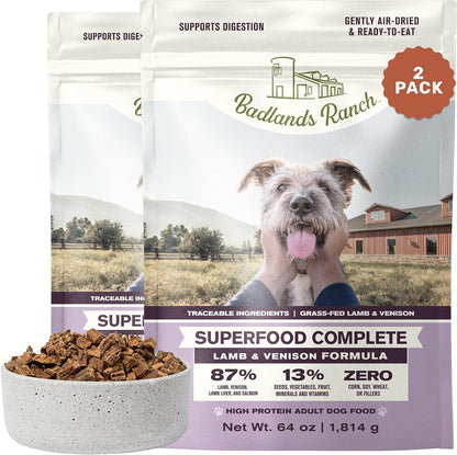 BADLANDS RANCH by Katherine Heigl – Superfood Complete Air-Dried Beef Dog Food – High Protein with Superfoods for Daily Wellness & Consistent Nutrition – 24 Oz15