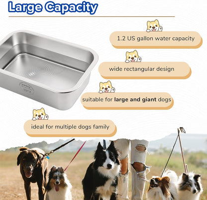 PEDAY Automatic Dog Waterer for Large Dogs | Human Grade 18/8 Stainless Steel, Water Bottle Not Included5