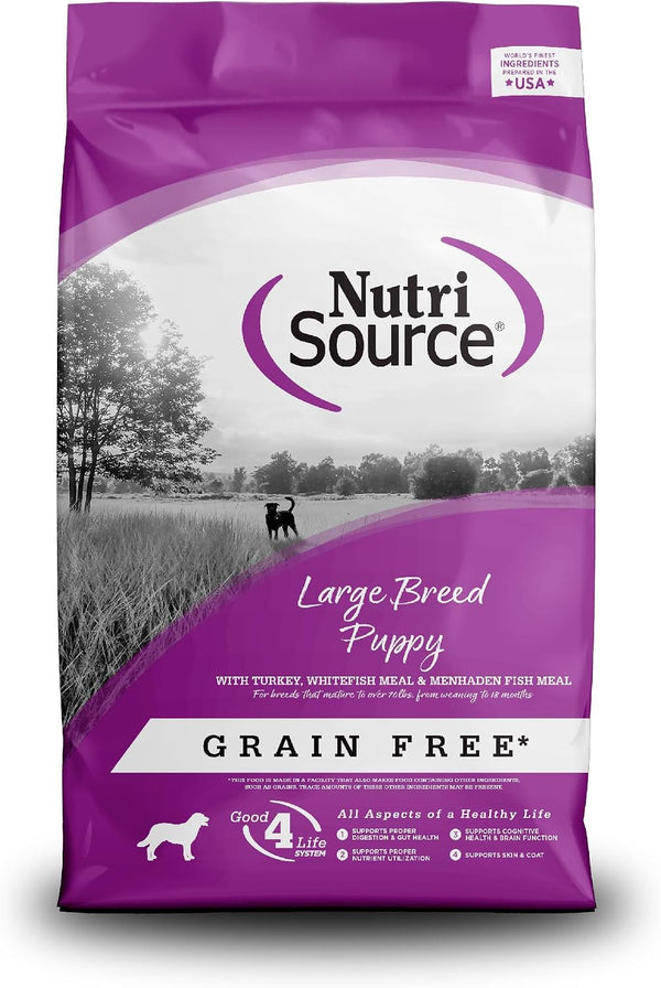 Nutrisource Large Breed Puppy Dry Dog Food, Chicken & Rice, 26 Lb | Probiotic & Prebiotic Support, DHA & EPA, Grain Inclusive, No Corn Wheat or Soy9