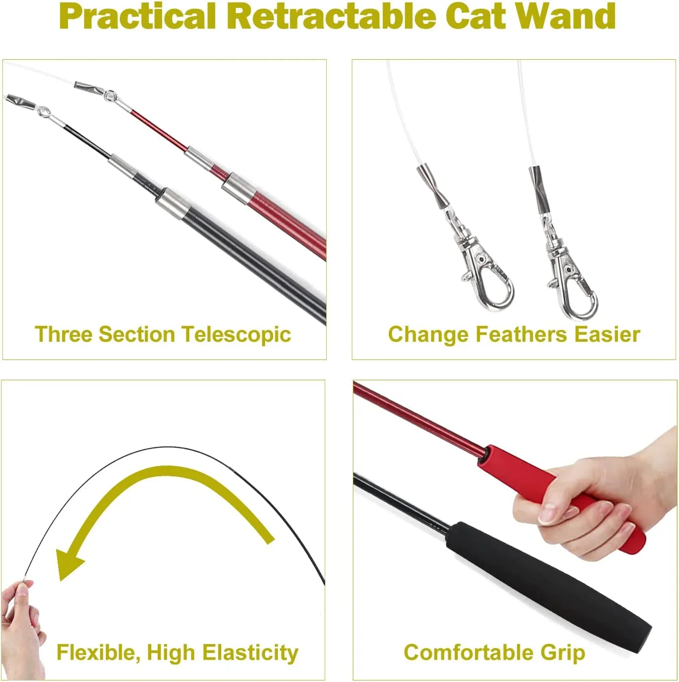 retractable-cat-wand-toy-with-telescopic-design-flexible-rod-easy-feather-swap-and-comfy-grip-for-interactive-play