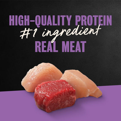 Real meat pieces: chicken and beef for high-quality protein pet food, #1 ingredient for cats and dogs4