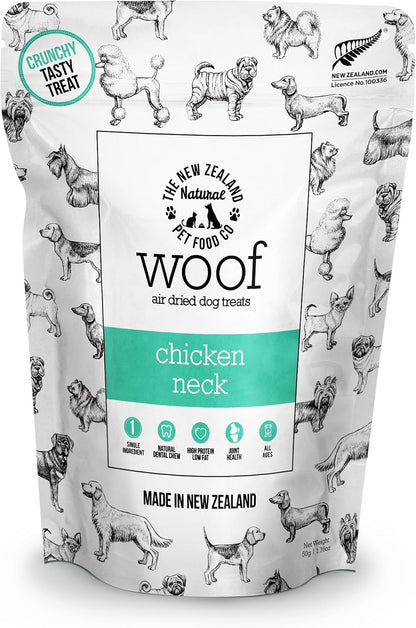 The New Zealand Natural Pet Food Co. WOOF Air Dried Dog Treats - Venison Lung, Treats for Large Dogs, Natural, Topper - 1.76 Oz8