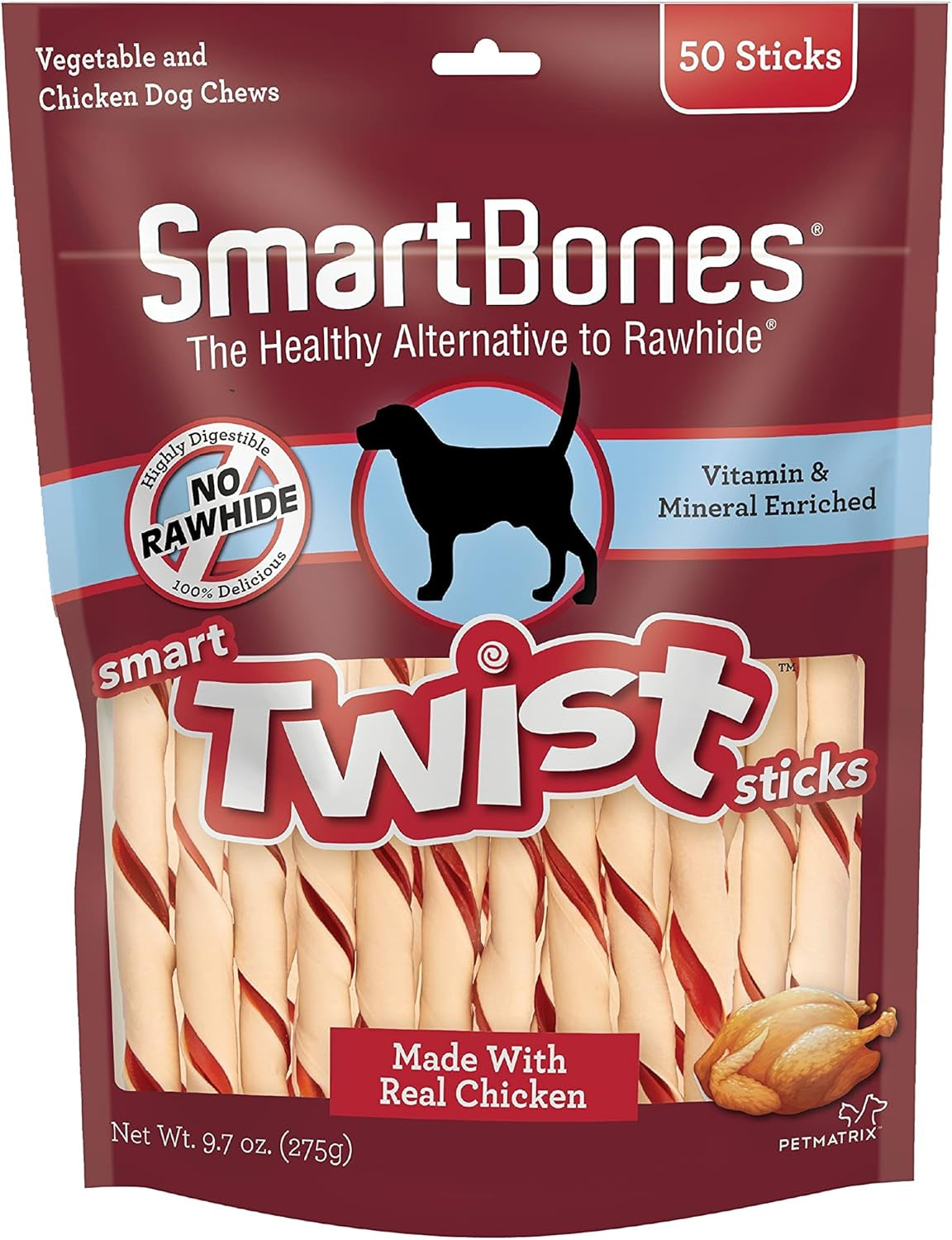 smartbones-smart-twist-sticks-rawhide-free-dog-chew-sticks-made-with-real-chicken-50-sticks-9-7-ounce-pack-of-1
