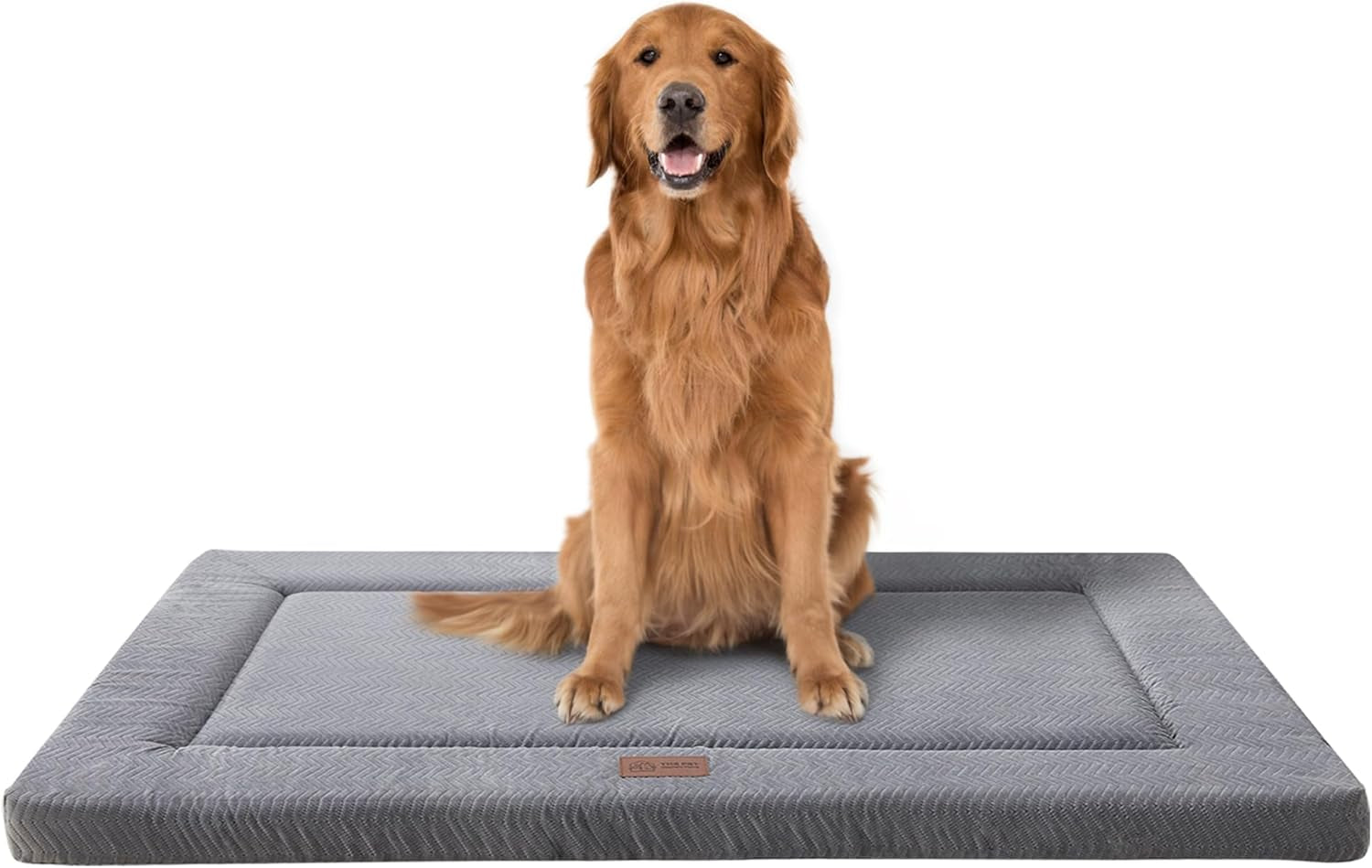dog-bed-for-crate-medium-large-dogs-crate-bed-washable-dog-beds-kennel-mat-pet-beds-mat-w-soft-wavy-plush-comfortable-anti-slip-sleeping-mattress-for-dogs-cats-gray