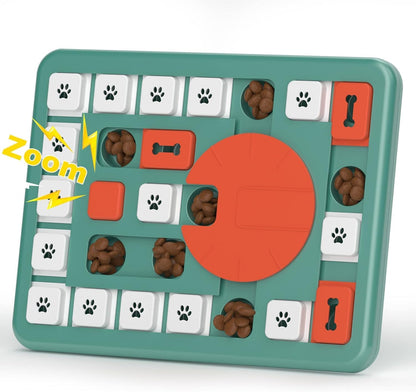 Dog Puzzle Toys, Treat Dispensing Dog Enrichment Toys for IQ Training and Brain Stimulation, Interactive Mentally Stimulating Toys as Gifts for Puppies, Cats, Dogs (M-Level 3)10