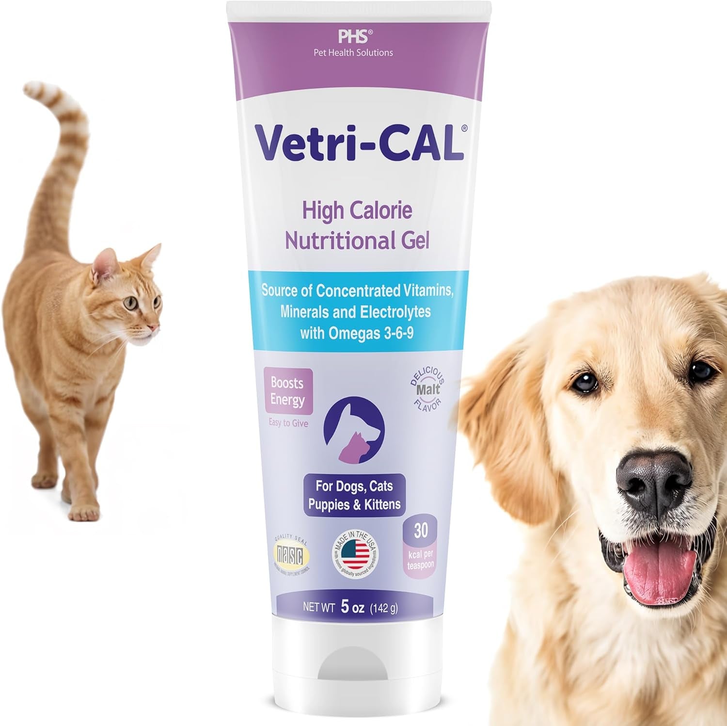 high-calorie-nutritional-gel-for-dogs-cats-puppies-kittens-appetite-booster-with-omega-3-6-9-vitamins-a-d-e-b-recovery-energy-support-tasty-malt-flavor-5-oz-tube
