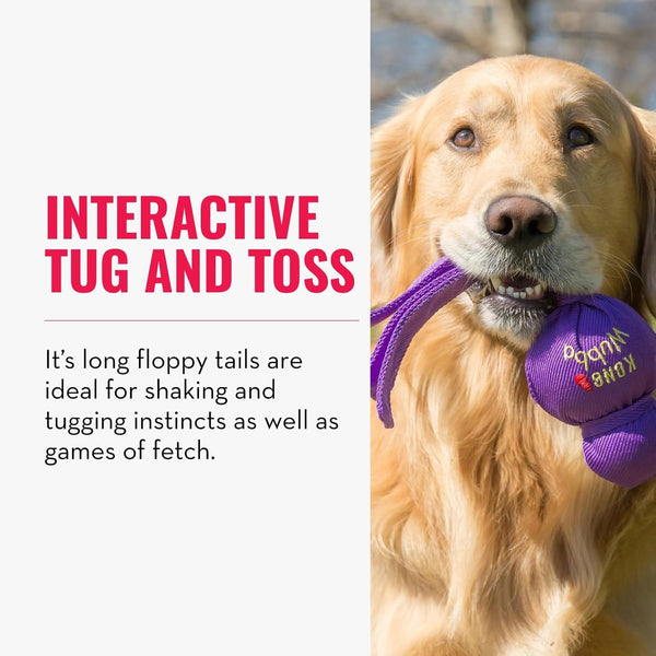 KONG Wubba - Dog Toy for Tug of War & Fetch - Dog Supplies for Puppy & Dog Playtime - Outdoor & Indoor Dog Toy - for XL Dogs - Randomly Provided Color3