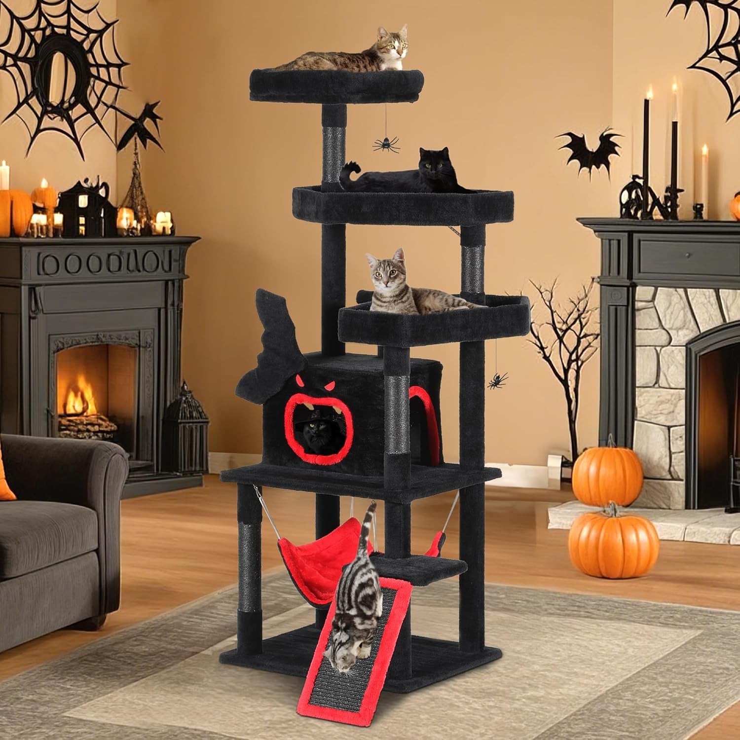 yitahome-gothic-cat-tree-with-coffin-bed-63-tall-cat-tower-for-indoor-cats-with-top-perch-spacious-cat-condos-spider-hanging-balls-comfy-hammock-scratching-post-and-ladder-black-halloween-cat-tower-with-top-perch-spacious-cat-condos-spider-hanging-balls-comfy-hammock-scratching-post-and-ladder