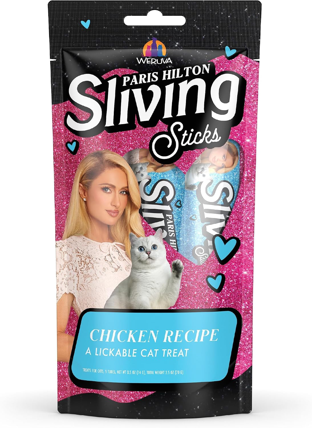 weruva-paris-hilton-pamper-like-paris-sliving-sticks-chicken-0-5oz-lickable-cat-treats-pack-of-5