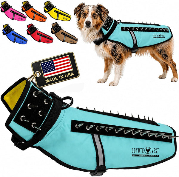 Coyotevest Dog Harness, Stab-Resistant Coyote Vest, Small, Neon Pink | Reflective Stab-Resistant Vest Helps Protect Small Dogs from Coyotes, Aggressive Dogs and Birds of Prey, Made in the USA18