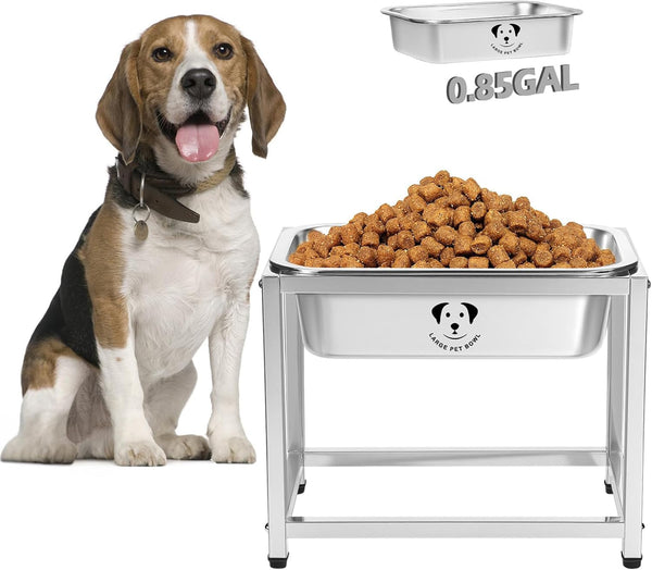 Stainless Steel Dog Bowls for Large Dogs, High Capacity Metal Dog Food Bowls, Food and Water Bowl for Larges, X-Large, and Big Dogs 1.25 Gallons12
