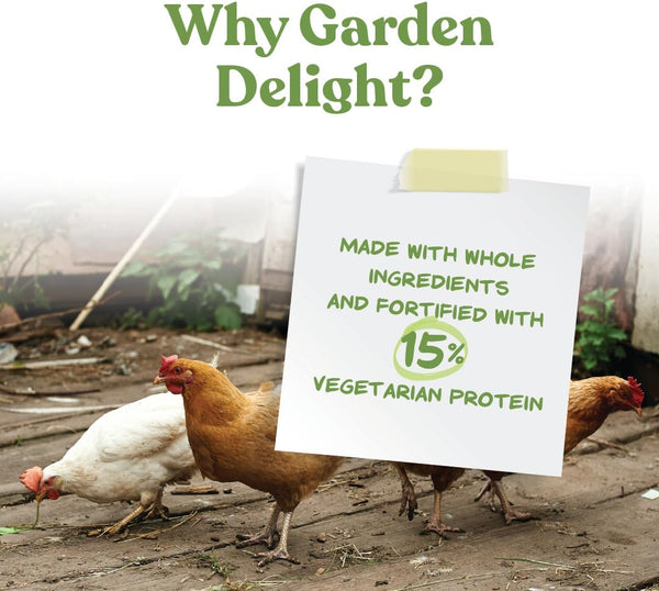 Manna Pro Garden Delight Chicken Treat with Vegetables & Herbs, 2.25 Lb | Dried Vegetable & Herb Treat Mix, Natural Coop Enrichment, for Chickens, Ducks & Backyard Poultry, Made in the USA3