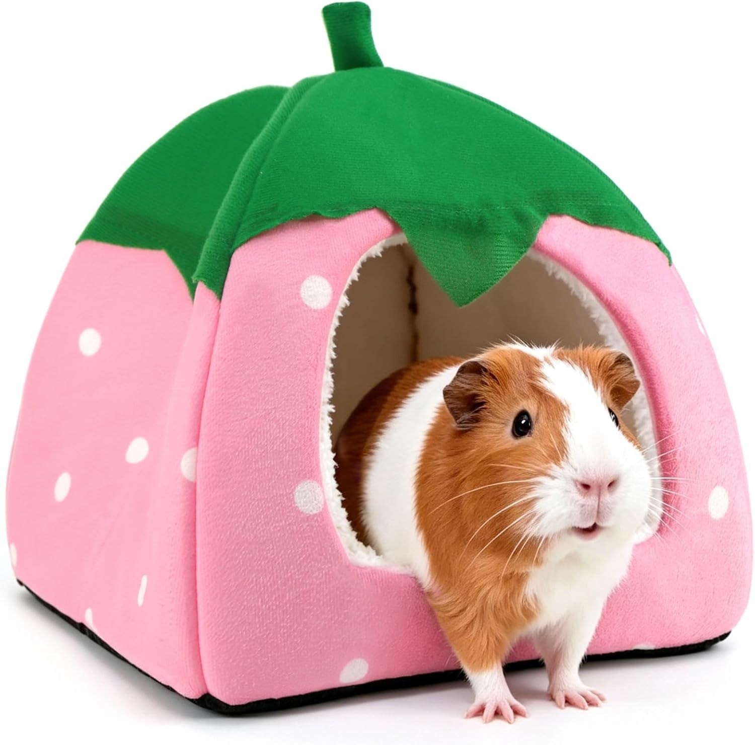 guinea-pig-hideout-bed-dwarf-rabbit-house-cave-cozy-hide-out-cage-accessories-for-little-bunny-hedgehog-ferret-chinchilla-other-small-animals-grey