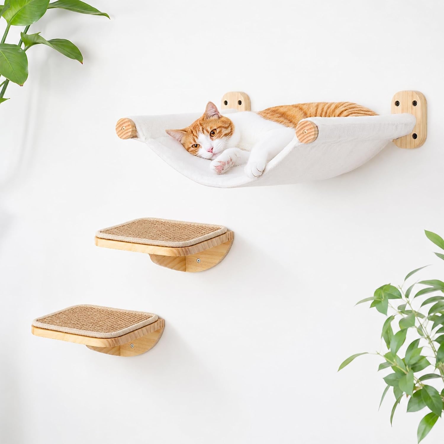 cat-wall-hammock-dual-sided-cat-wall-bed-with-canvas-plush-fabric-for-all-seasons-wall-mounted-shelf-for-large-cats-modern-perches-for-lounging-napping