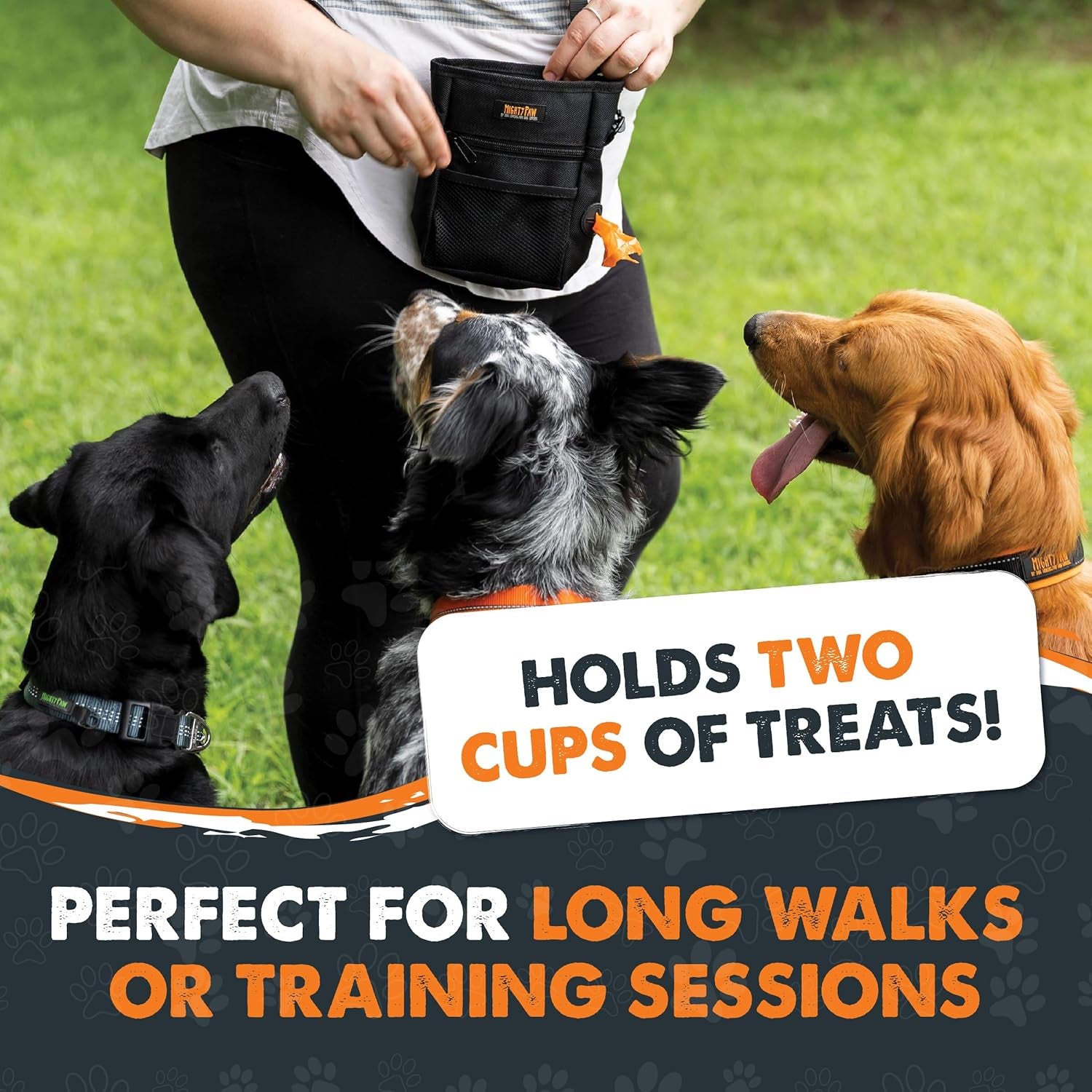 mighty-paw-dog-treat-pouch-no-spill-magenetic-clasp-hands-free-pouches-for-training-pets-training-treat-pouches-for-dog-walks-pet-bags-pouch-built-in-poop-bag-holder-black