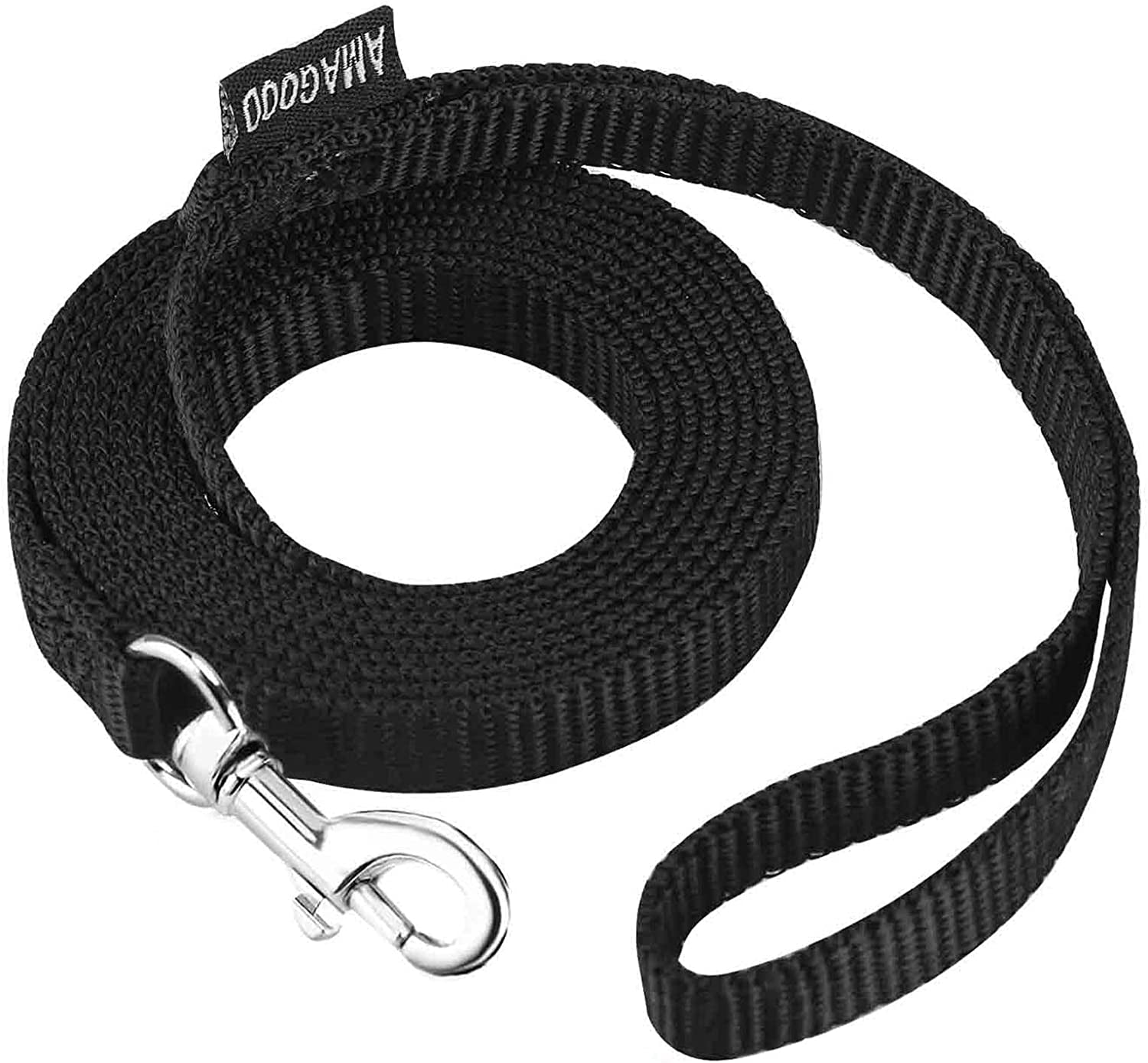 amagood-6-ft-puppy-leash-strong-traditional-style-with-easy-to-use-collar-hook-great-for-small-medium-and-large-dogs-5-8in-x-6-ft-purple