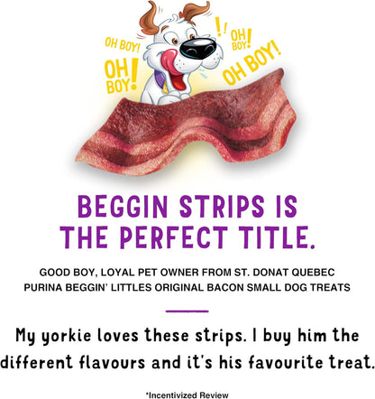 Purina Beggin' with Real Meat Dog Treats, Fun Size Original with Bacon Flavor - 25 Oz. Pouch8
