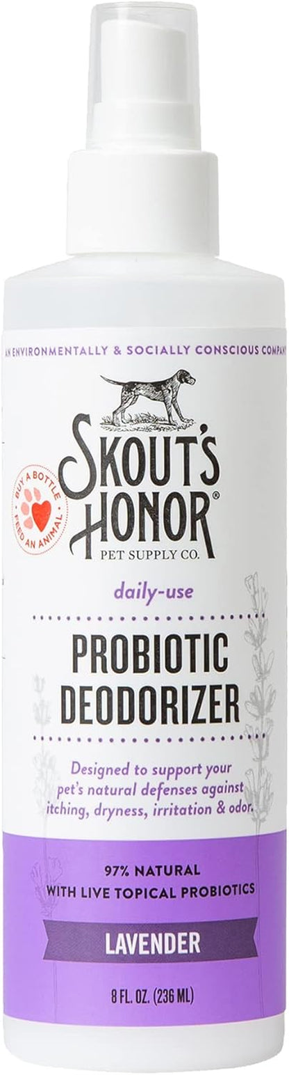 SKOUT'S HONOR Probiotic Dog Deodorizing Spray - Sunkissed Coconut, 8 Oz | Hydrating Daily-Use Formula with Avocado Oil and Omega-3S, Microbiome-Friendly, Paraben and Sulfate-Free14