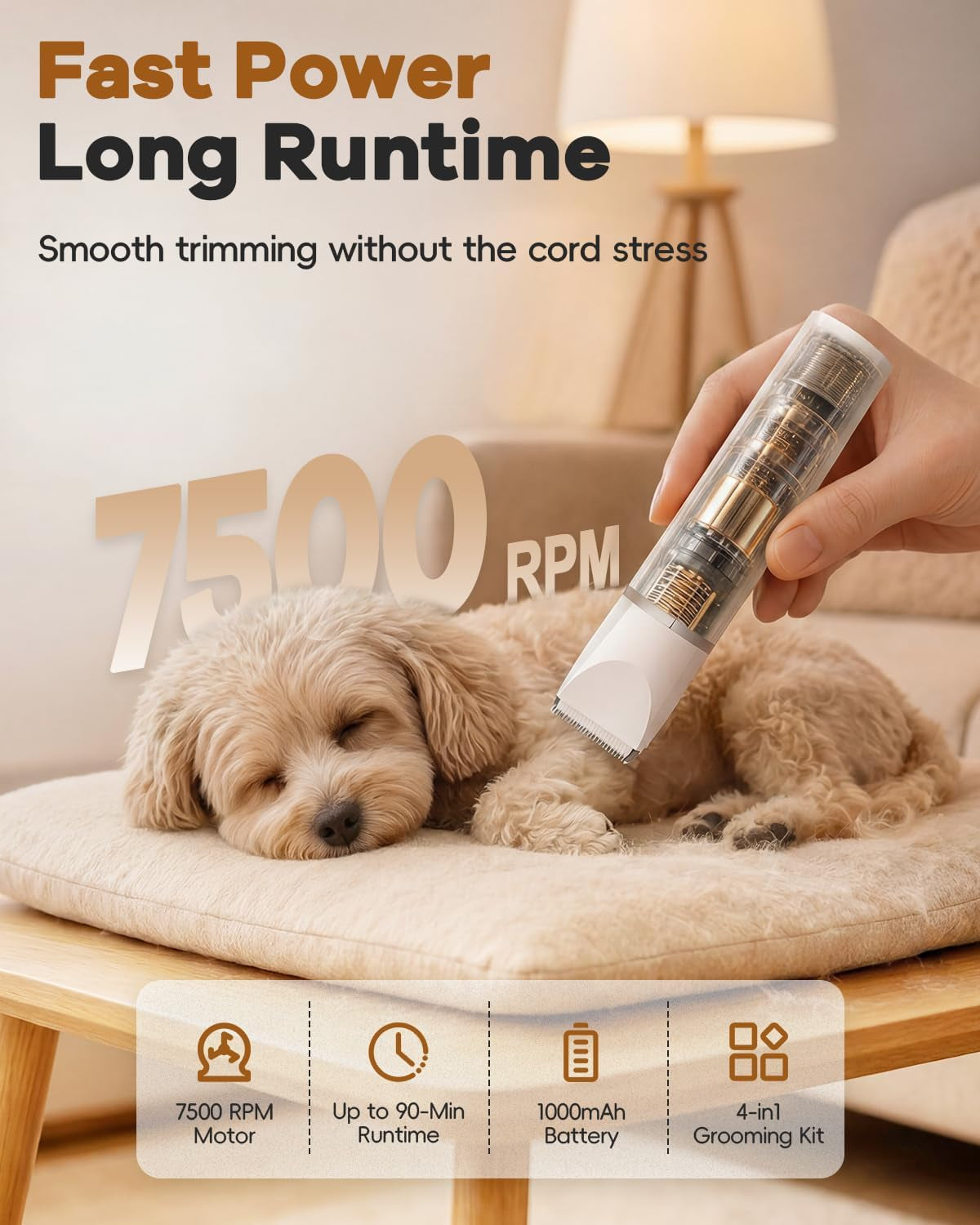 veeconn-dog-clippers-grooming-kit-hair-clipper-low-noise-paw-trimmer-rechargeable-cordless-quiet-nail-grinder-shaver-for-cats-and-other-pets