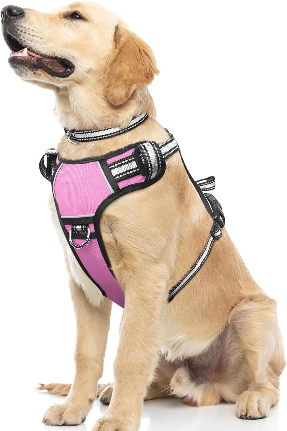 dog-harness-no-pull-pet-harnesses-with-dog-collar-adjustable-reflective-oxford-outdoor-vest-front-back-leash-clips-for-small-medium-large-extra-large-dogs-easy-control-handle-for-walking
