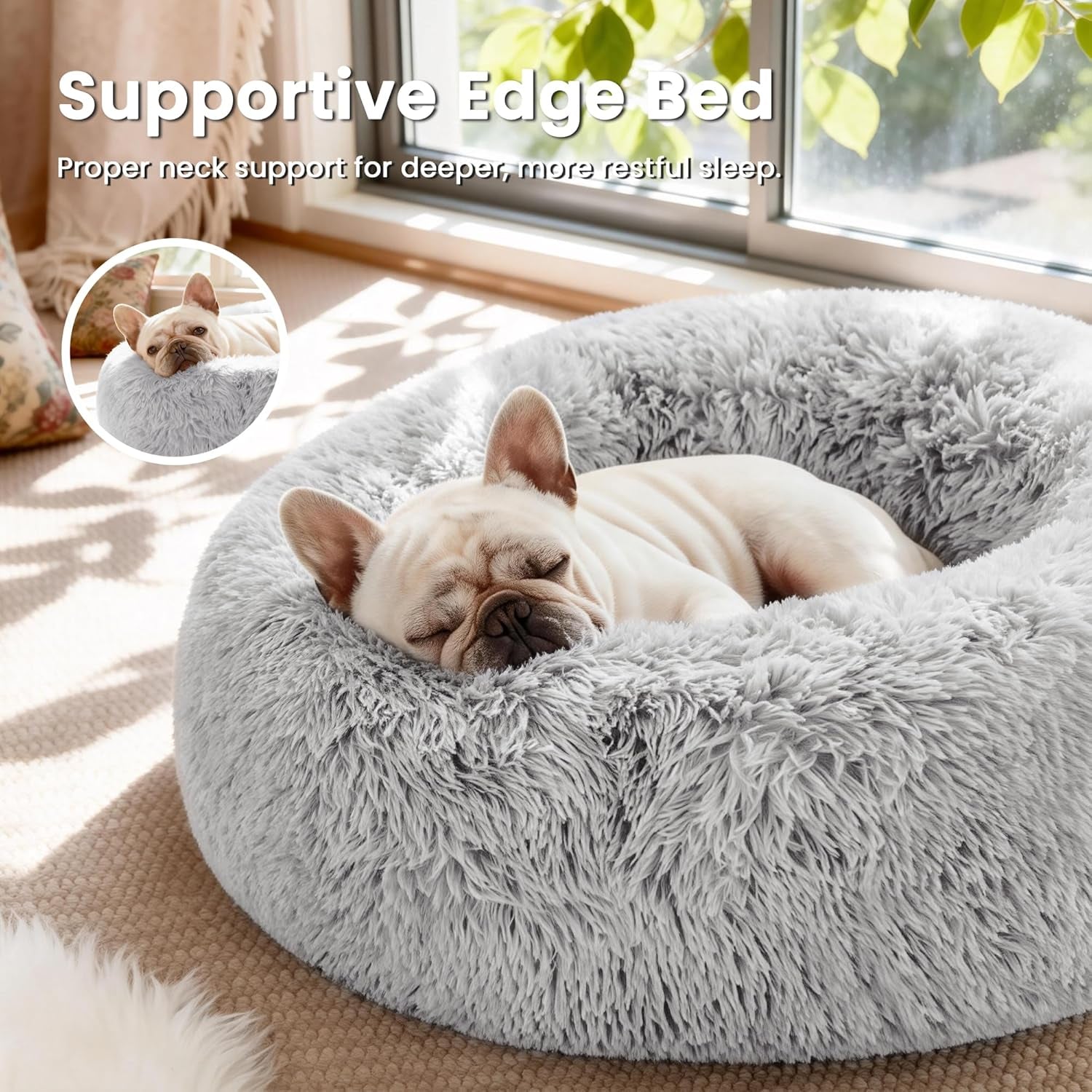 loves-cabin-calming-cat-bed-for-indoor-cats-anti-anxiety-donut-round-dog-bed-fluffy-faux-fur-washable-pet-bed-for-small-medium-dogs-and-cats-grey-20in