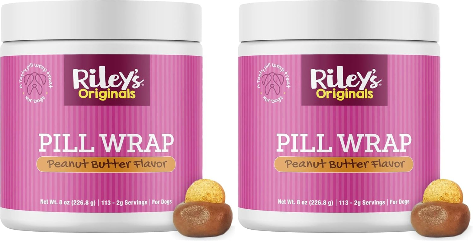 rileys-pill-wrap-for-dogs-cheese-bacon-pill-paste-for-dogs-4-2oz-wrap-capsules-tablets-in-a-tasty-pocket-or-pouch-to-mask-the-taste-flavored-treat-paste-for-easy-medication-time