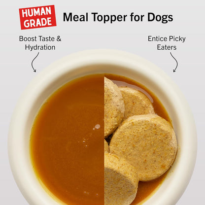 Stella & Chewy'S Human-Grade Grass-Fed Beef Bone Broth for Dogs - Joint & Gut Health Liquid Food Topper with Collagen & Turmeric, 16 Fl Oz Resealable Pouch2