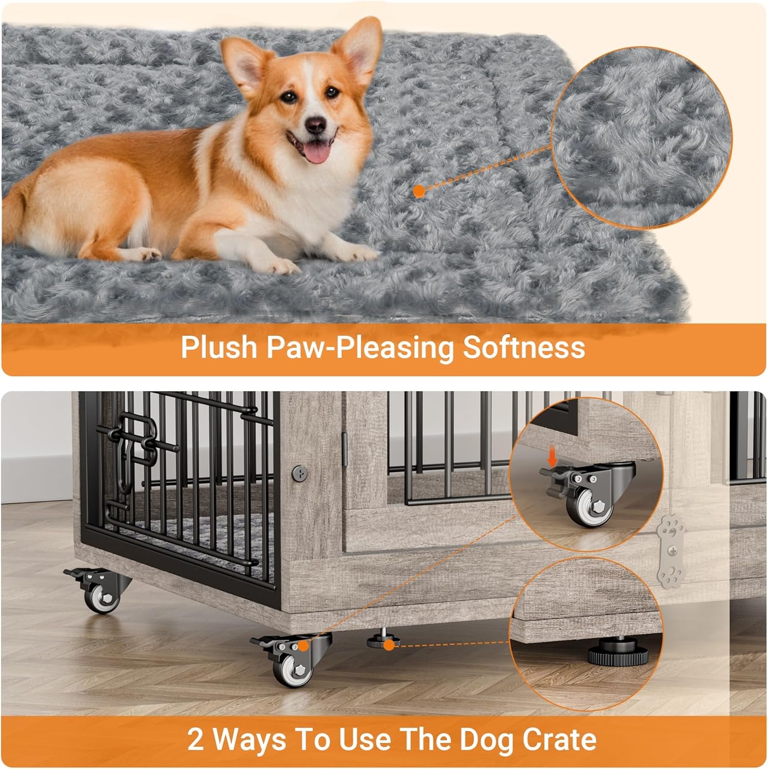medium-dog-crate-furniture-32-heavy-duty-kennel-w-cushion-wheels-grey-double-doors-wooden-dog-cage-chew-resistant-end-table-decorative-27-32-38-44-options-indoor