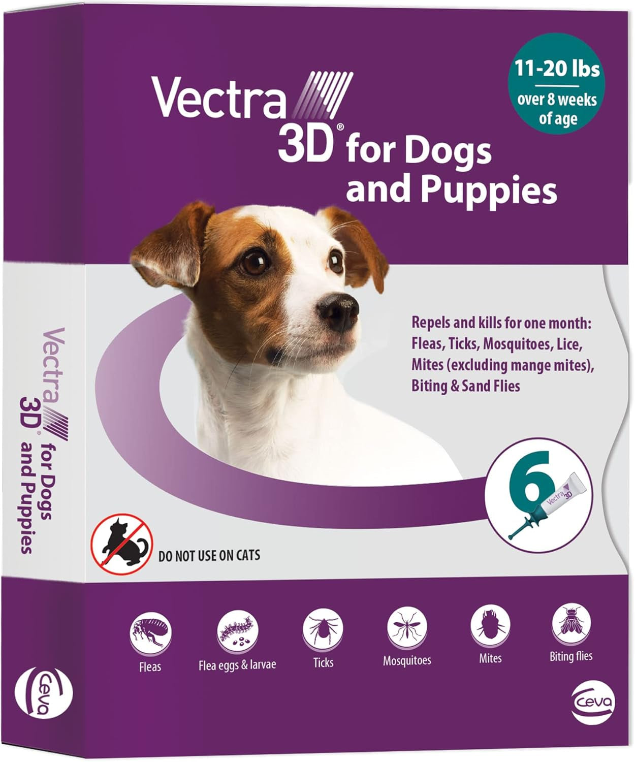 vectra-3d-flea-and-tick-prevention-for-small-dogs-11-20-lbs-3-month-kills-and-repels-fleas-ticks-mosquitoes-fast-acting-waterproof-no-prescription-needed