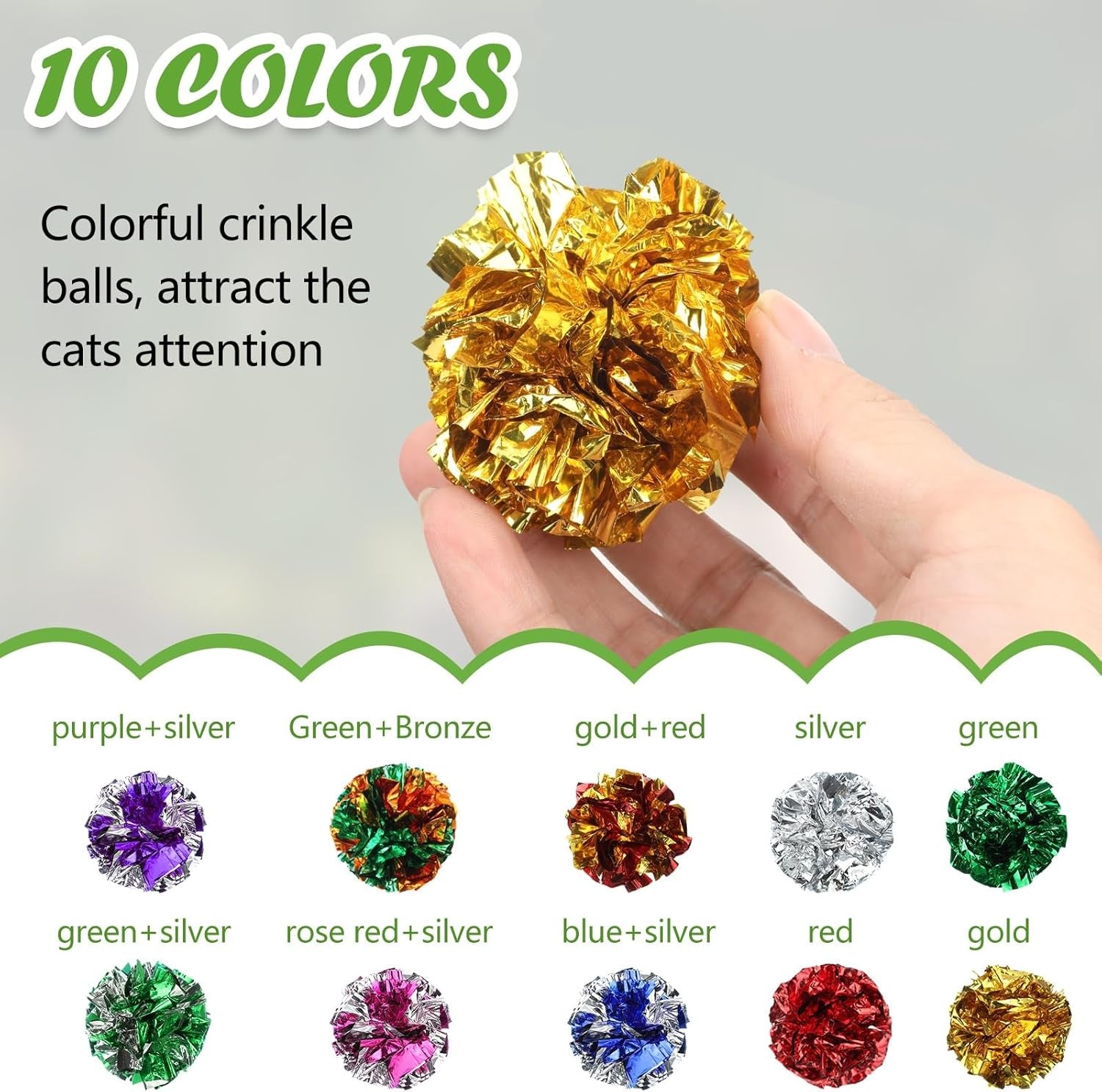 silkfly-30-pcs-polyester-film-crinkle-balls-cat-toys-2-36-interactive-crinkle-ball-colorful-balls-chew-toy-for-cat-chase-ball-toys-attract-cats-for-indoor-cats-and-kittens-to-keep-fit-and-active