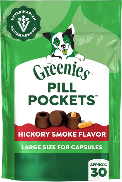 Greenies Pill Pockets Large Size Dog Treats, Peanut Butter, 15.8 Oz | Vet-Recommended, Capsule Size, Low Calorie, Odor Masking, Stress- and Mess-Free Medication Experience18