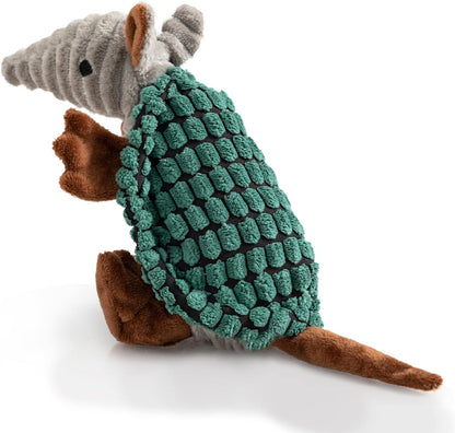 Hollypet Plush Squeaky Armadillo Chew Dog Toy for Small Medium, 8" | Cute Stuffed Armadillo Toy with Unique Grunt Squeaker & Textured Fabric for Teeth Cleaning. Great for Small & Medium Dogs44