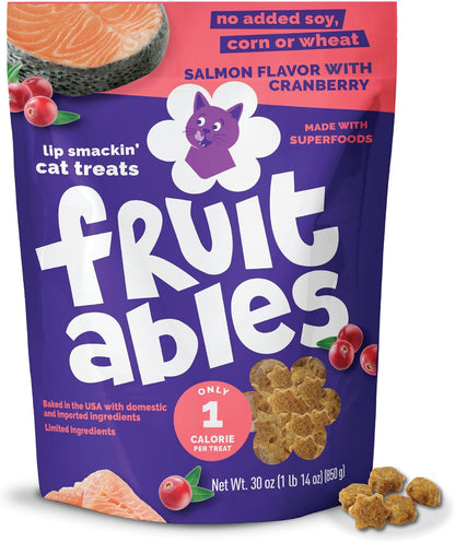 Fruitables Crunchy Cat Treats, Healthy Cat Treats, Tuna & Pumpkin, 2.5Oz | Healthy Cat Treats, Natural Feline Snacks, Protein Rich, Crunchy Biscuits, Indoor Cats, Kitten Rewards, Made in USA14