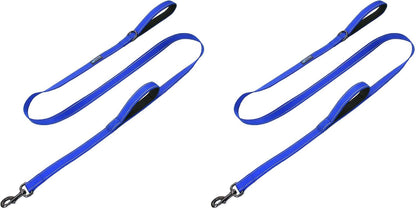 Max and Neo Double Handle Traffic Dog Leash - Reflective, Donates to Dog Rescue (Black, 6 FT)15