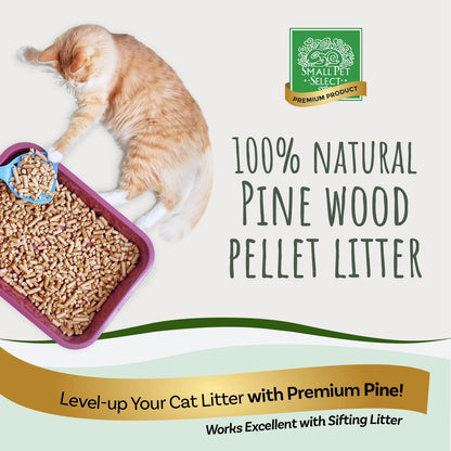Small Pet Select Premium Pine Pelleted Cat Litter, 100% All Natural Pellet Kitty Litter, Non Clumping Non Tracking Low Dust Litter Meant for Use with Sifting Litter Box, Made in USA, 25 Lbs4