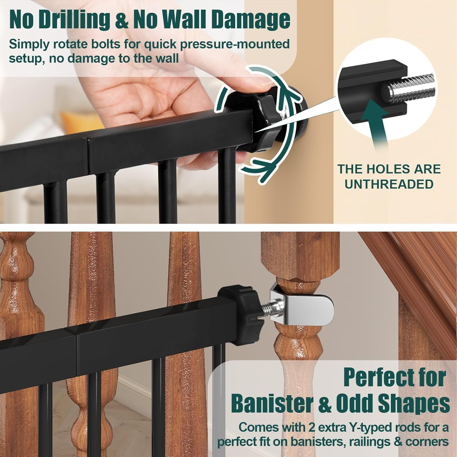 keny-29-7-46-baby-gate-for-stairs-auto-close-dog-gates-for-doorways-pressured-mounted-no-drilling-pet-gate-extra-wide-one-hand-opening-dual-lock-stair-gate-indoor-kids-necessities-black