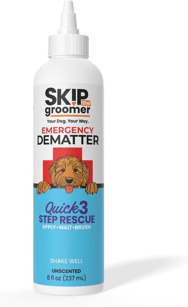 Dematting Cream for Dogs - Mat & Tangle Remover, 8 Oz | the Dog Matted Hair Remover for Severe Mats & Tangles - Apply, Wait 2 Min, Brush Outside-In. No Rinse1