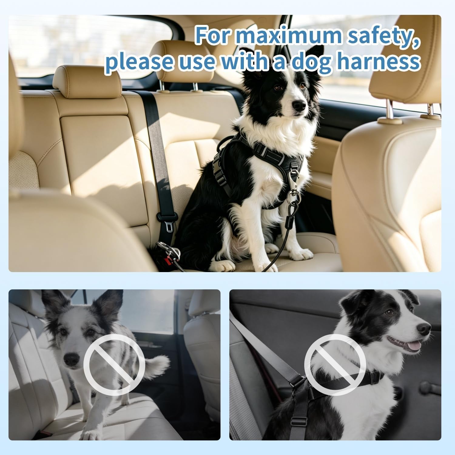 2pcs-dog-car-seat-belt-chew-proof-pet-safety-belt-for-dogs-2-in-1-heavy-duty-dog-car-seatbelt-restraint-waterproof-steel-wire-dog-leash-black-2-24inch-60cm