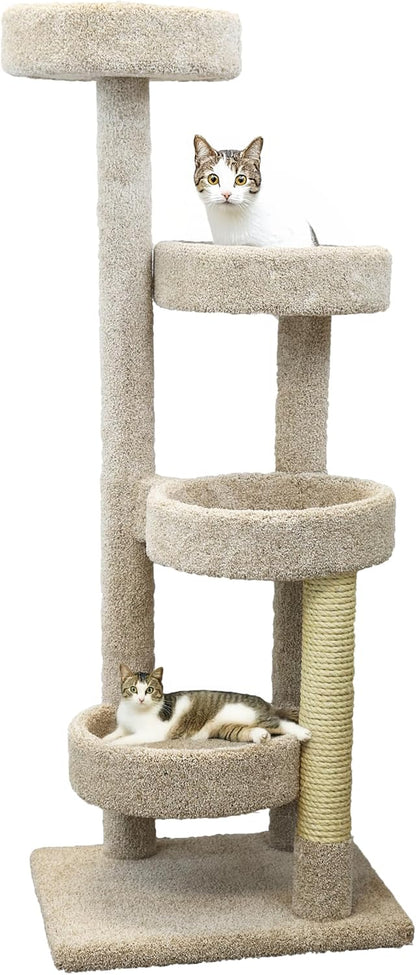 New Cat Condos Cat Tree, Beige1