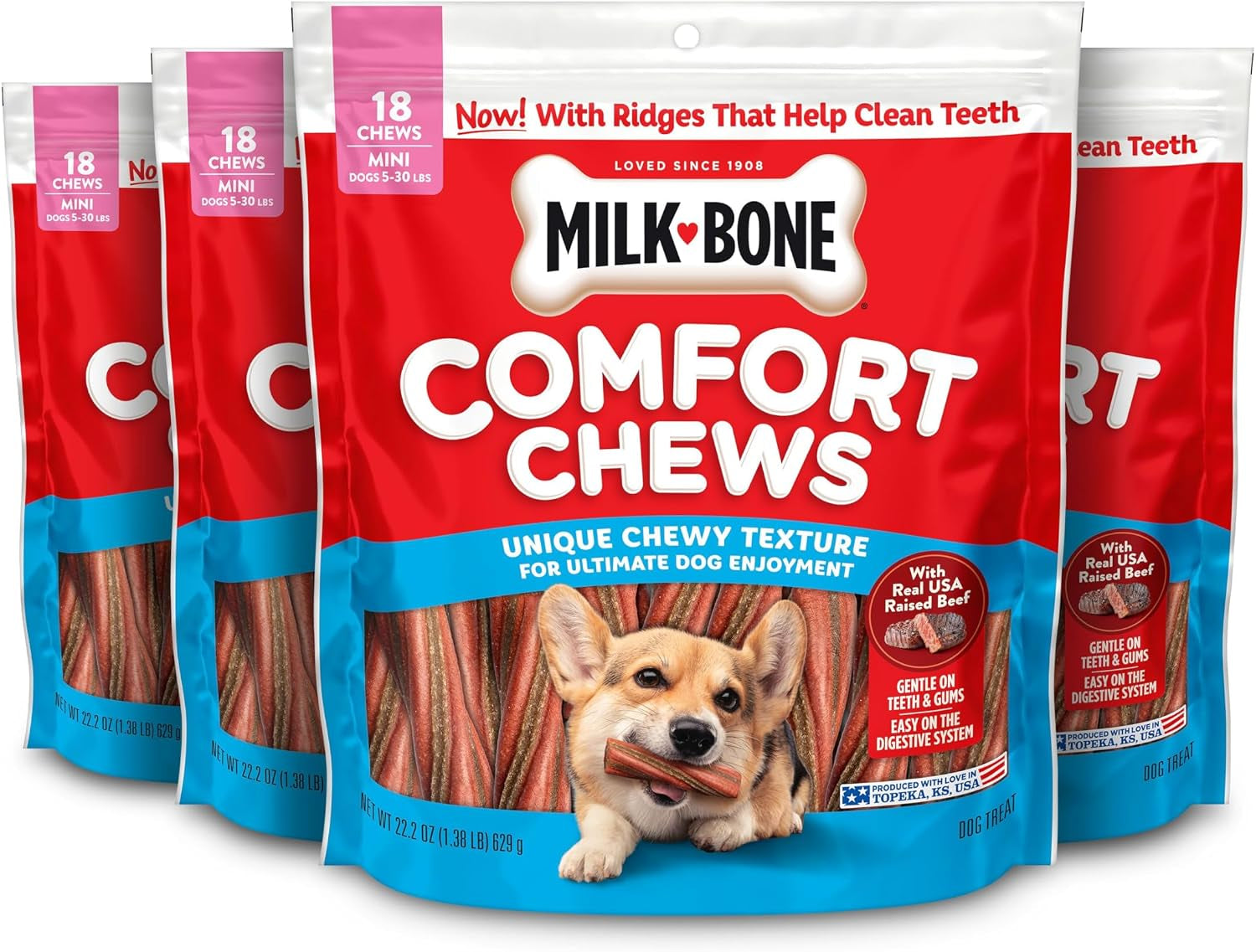 milk-bone-comfort-chews-unique-chewy-texture-real-beef-16-dog-chews-40-8-oz-bag-for-dogs-15-75-lbs-rawhide-free-dog-chews-made-with-real-beef